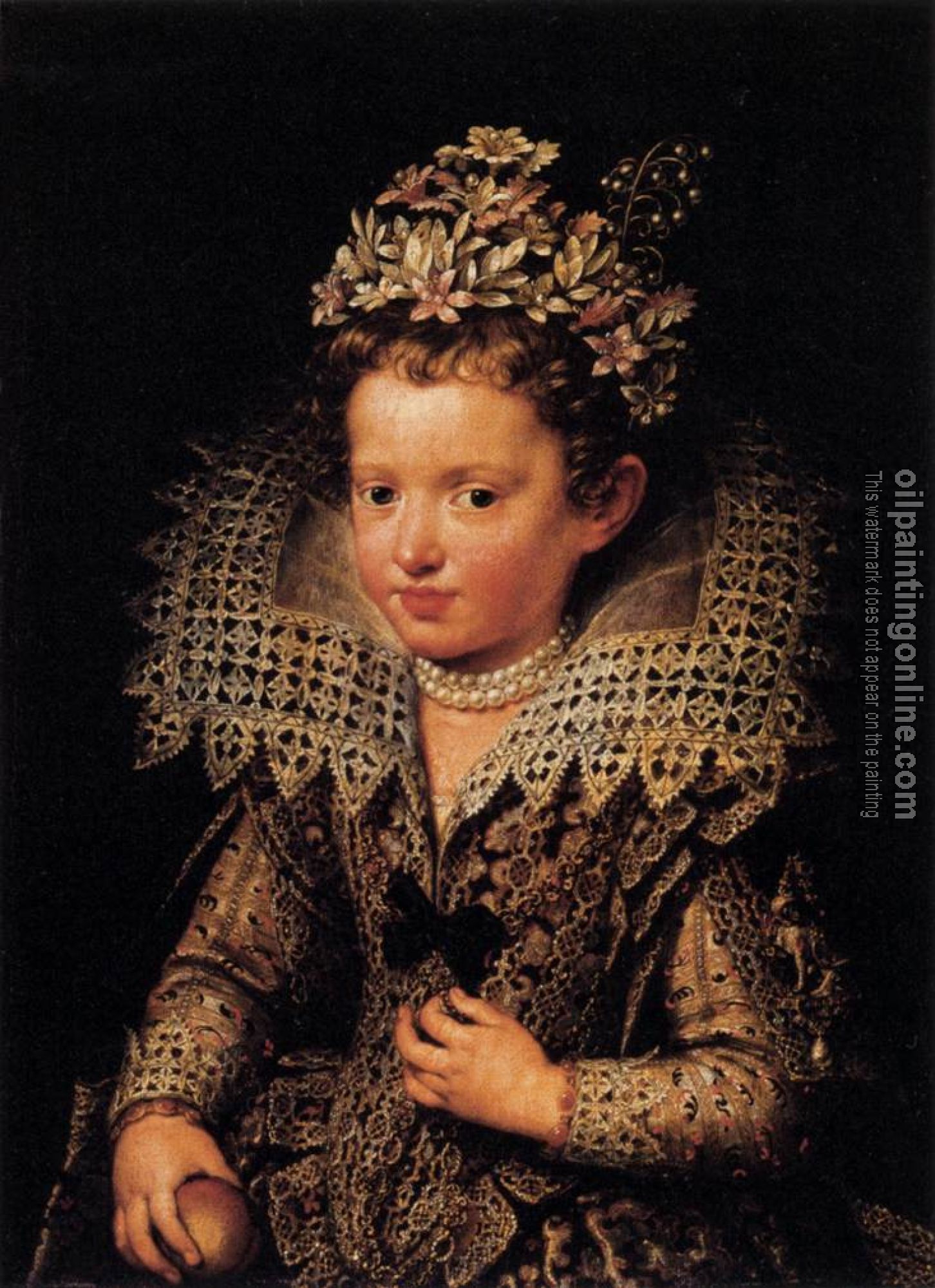 Pourbus, Frans the Younger - Portrait of Eleonora of Mantua as a Child